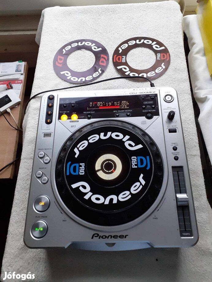 Pioneer 1db Cdj 800MK2 bejátszónak, alkatrésznek