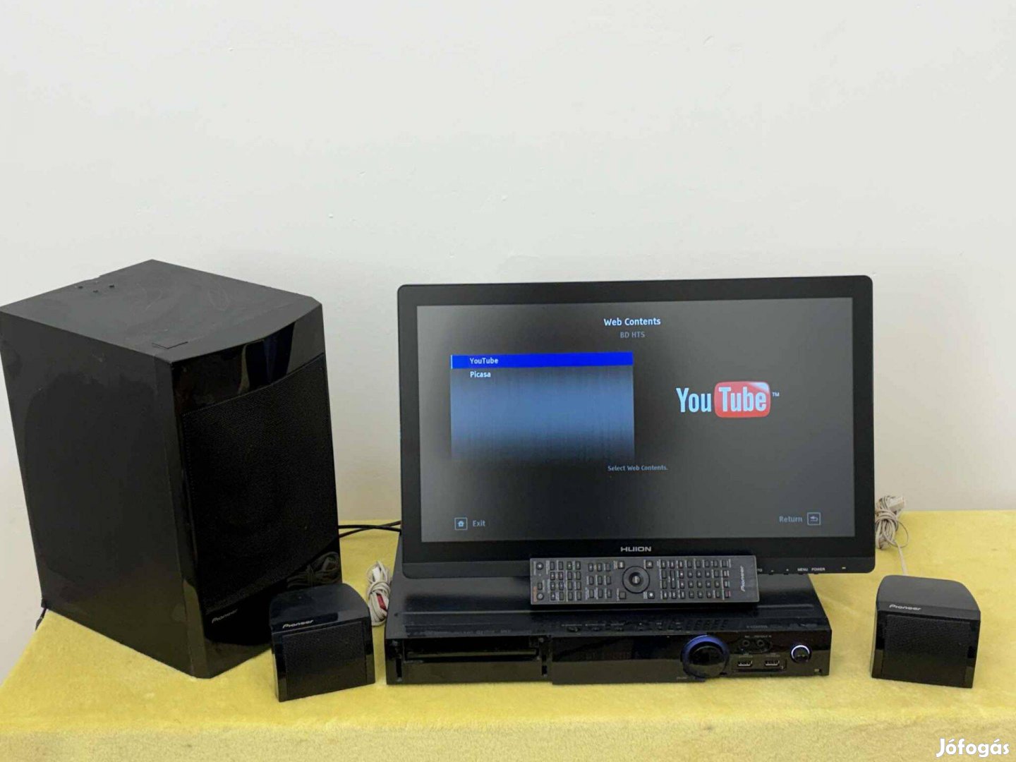 Pioneer 2.1 Blu-ray 3D smart házimozi rendszer virtuális