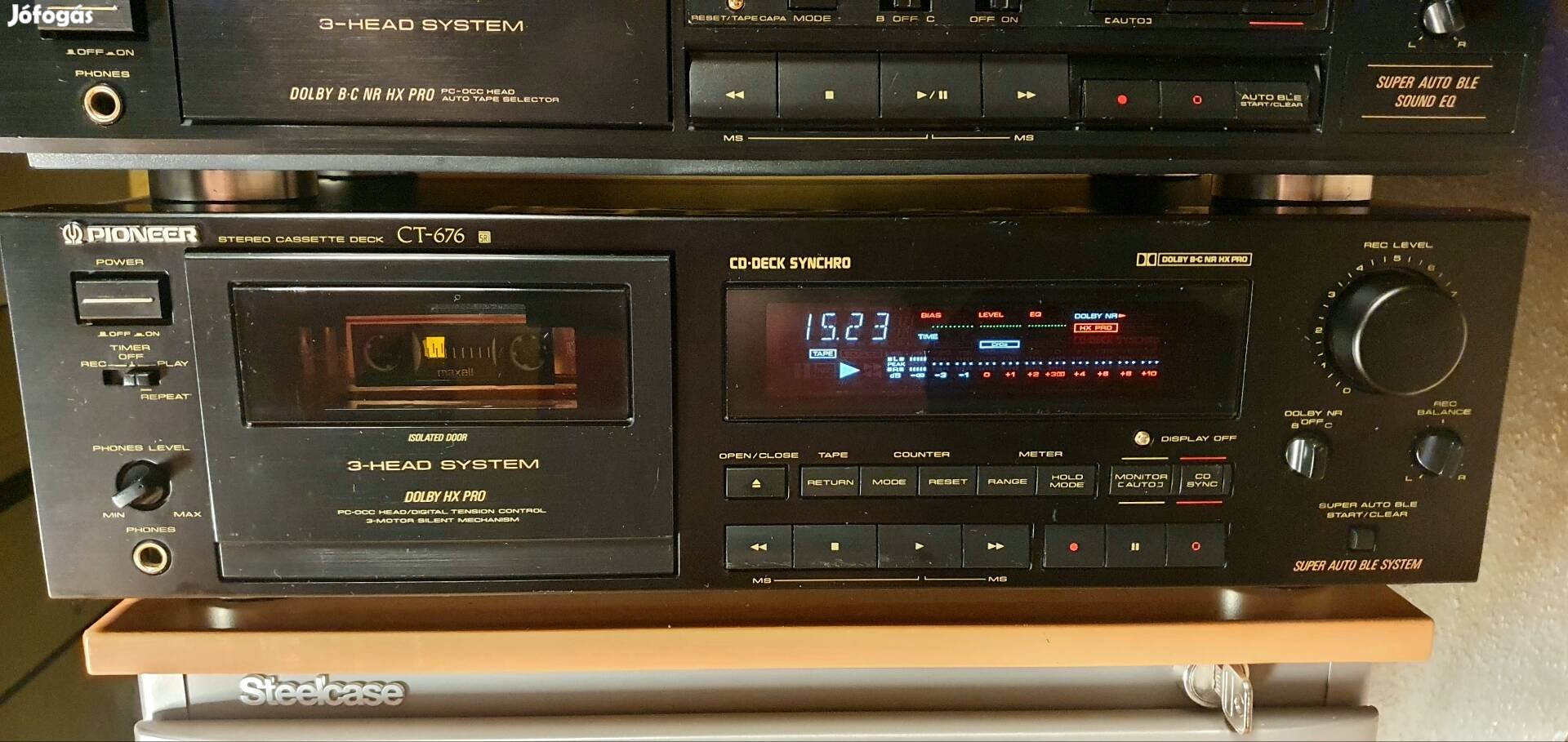 Pioneer 3 fejes deck nagyon szép állapotban.