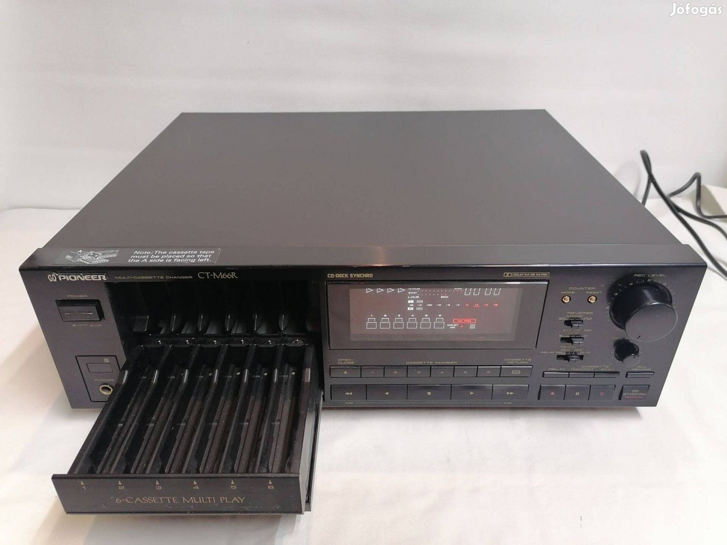 Pioneer 6 kazettás deck CT-M66R