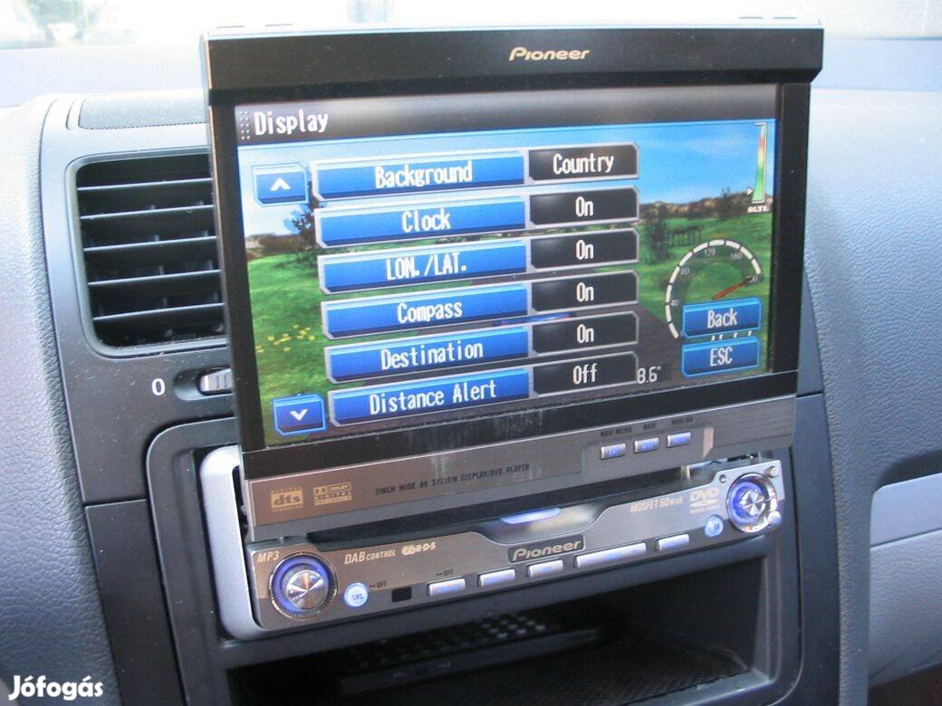 Pioneer AVH-P7500dvd lcd kijelzős dvd cd multimédia