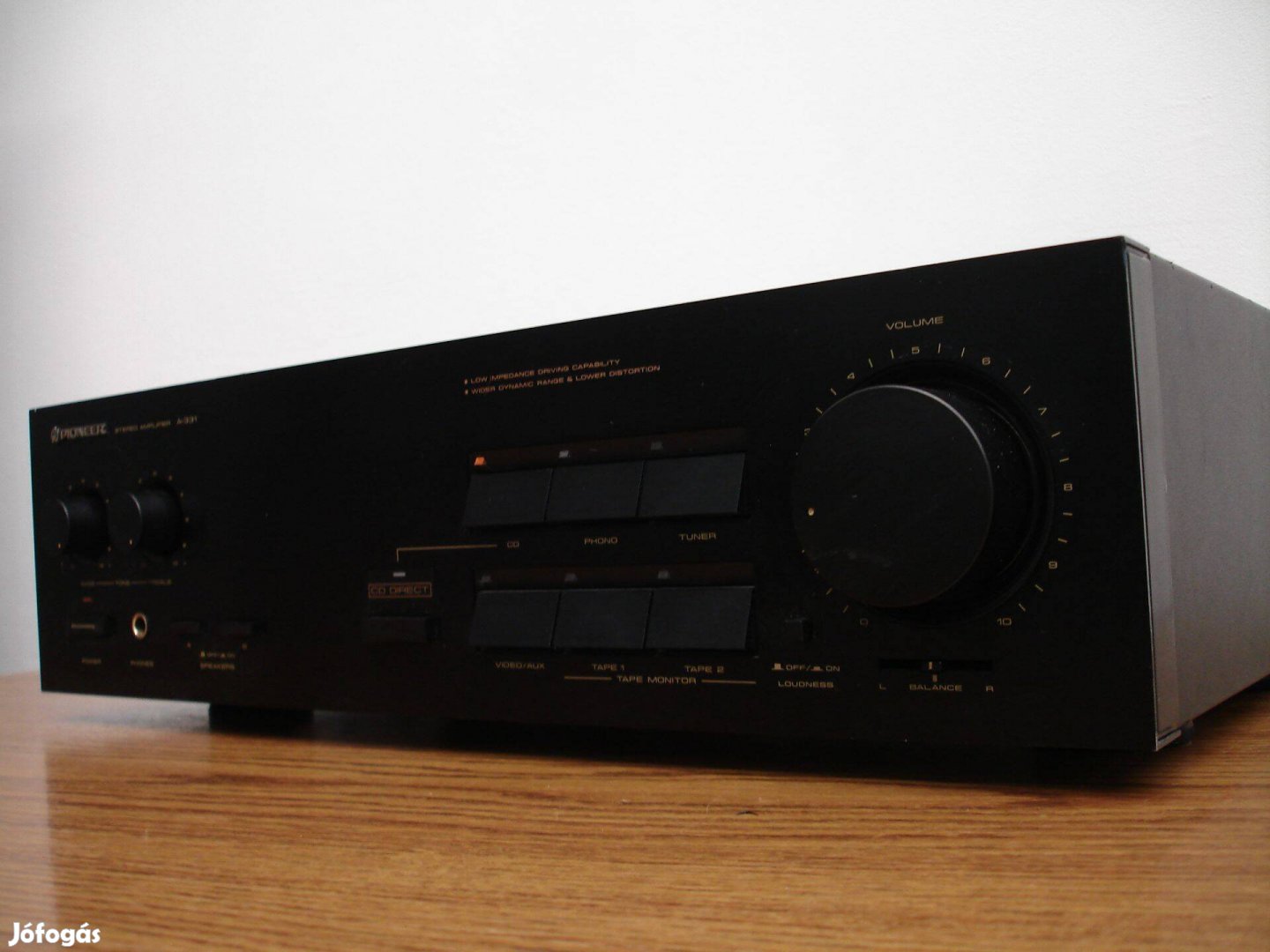 Pioneer A-331 minőségi retró Hifi sztereó erősítő 410W