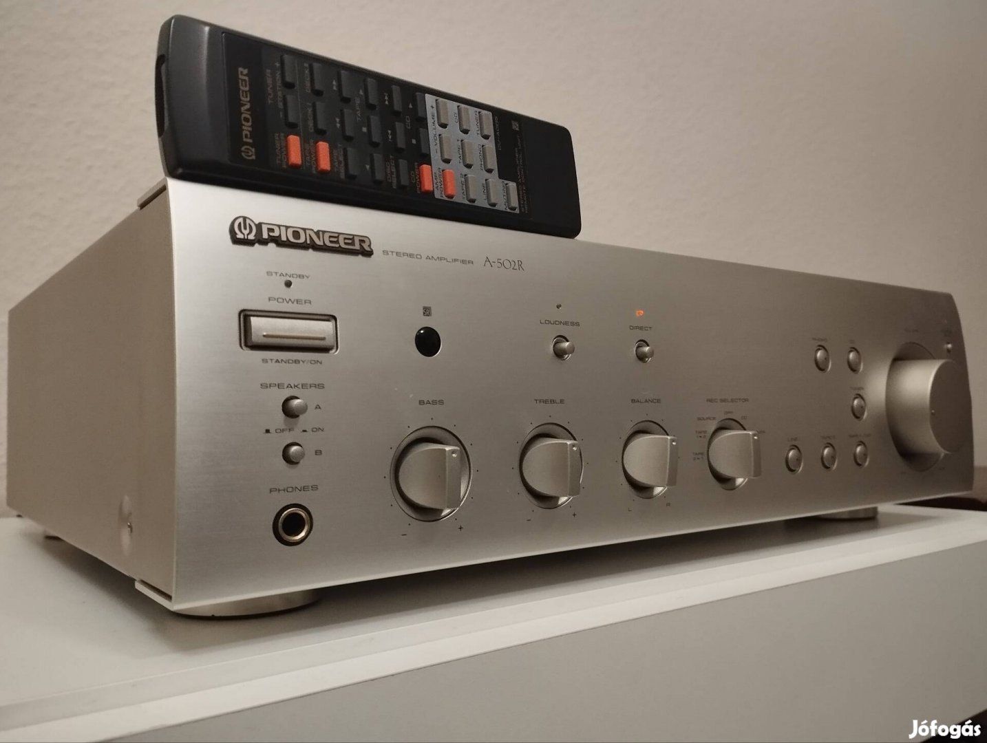 Pioneer A-502R stereo erősítő távirányító