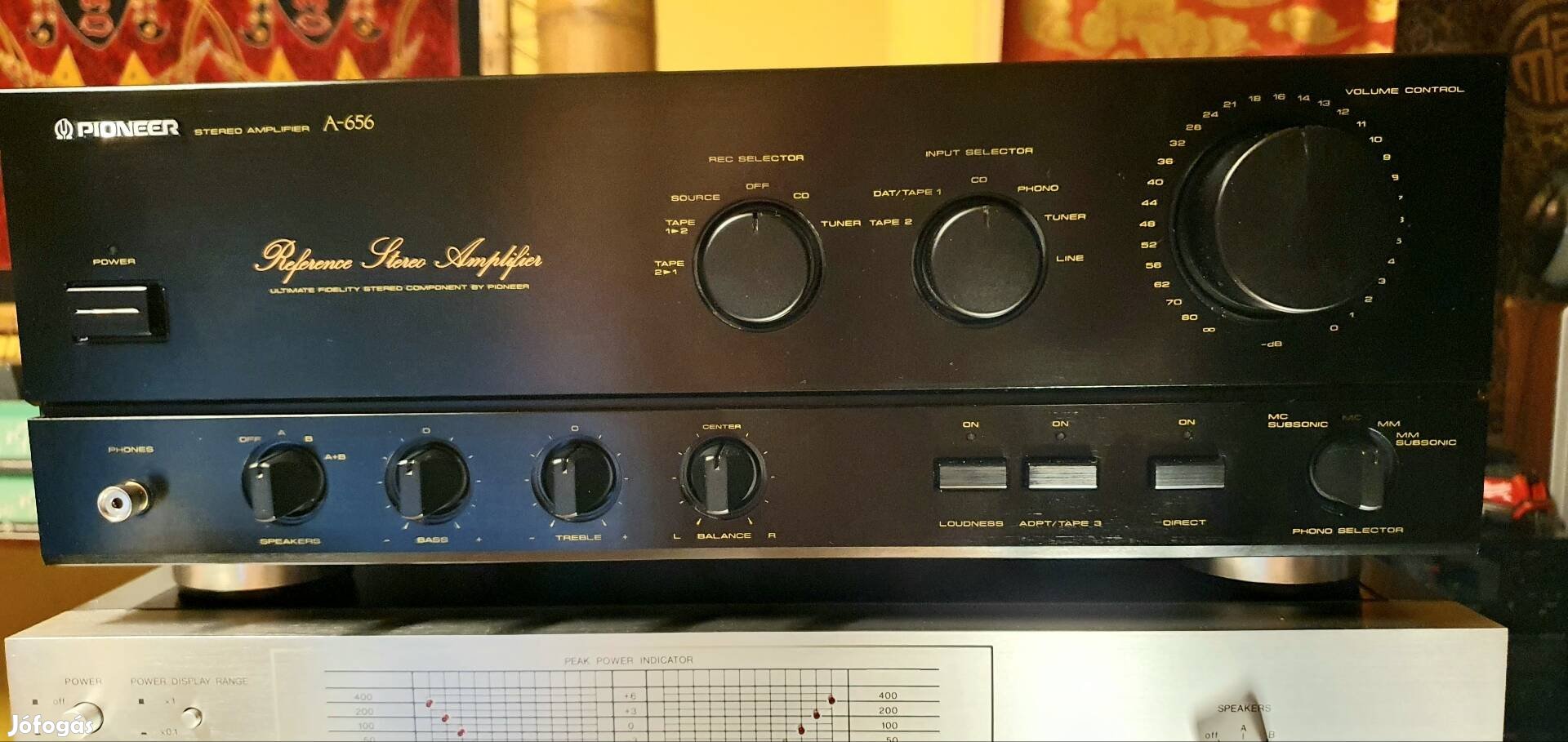 Pioneer A 656 stereo erősítő 
