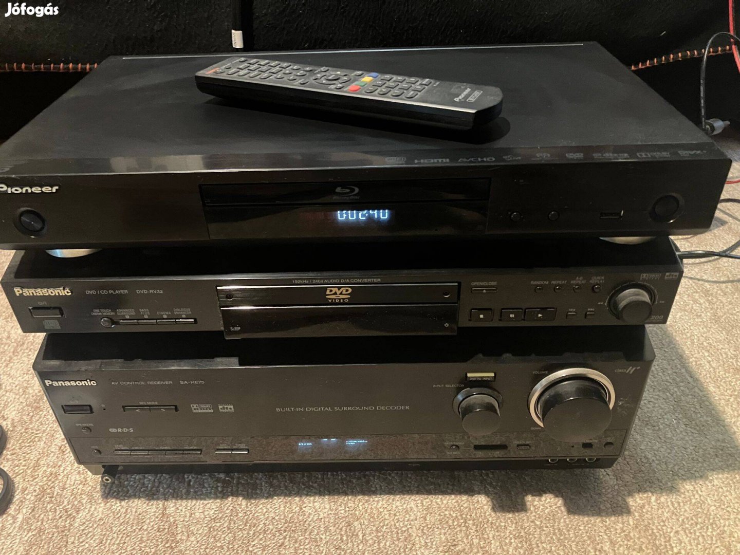 Pioneer BDP-160 Blu-ray lejátszó, távirányítóval