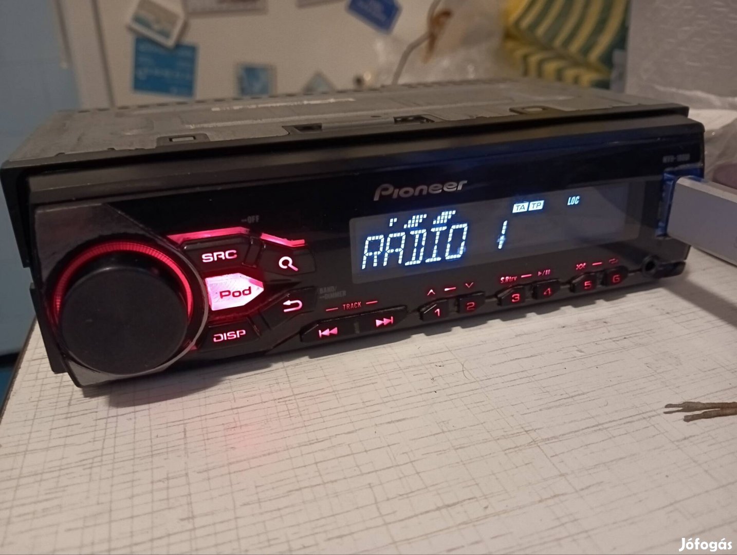 Pioneer Bluetooth fejegység, autórádió 