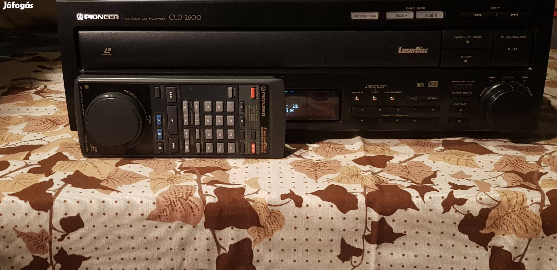 Pioneer CLD 2600 cd lejátszó távval együtt eredeti japán 8