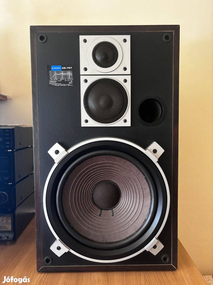 Pioneer CS-757 3 utas eredeti gyári 30cm mélyekkel Szép állapot!