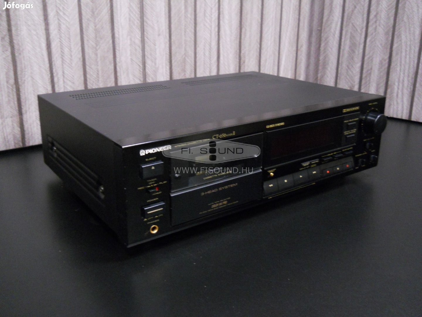 Pioneer CT-656 Mark 2 ,3 fejes ,1 kazettás magnó deck frissen
