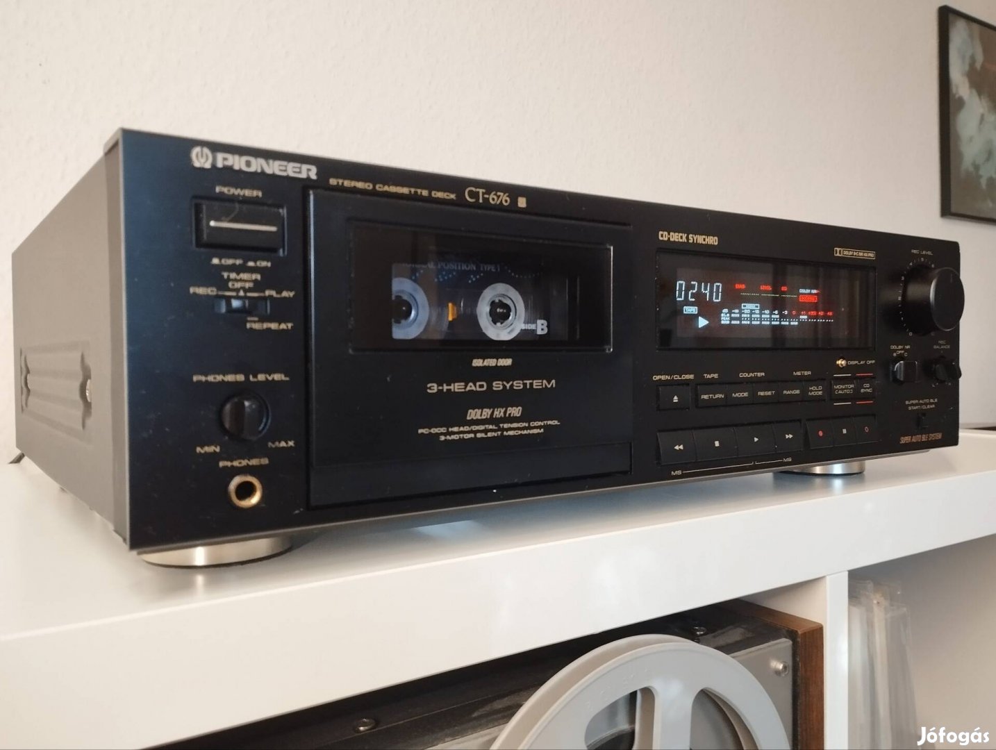 Pioneer CT-676 kazettás magnó deck