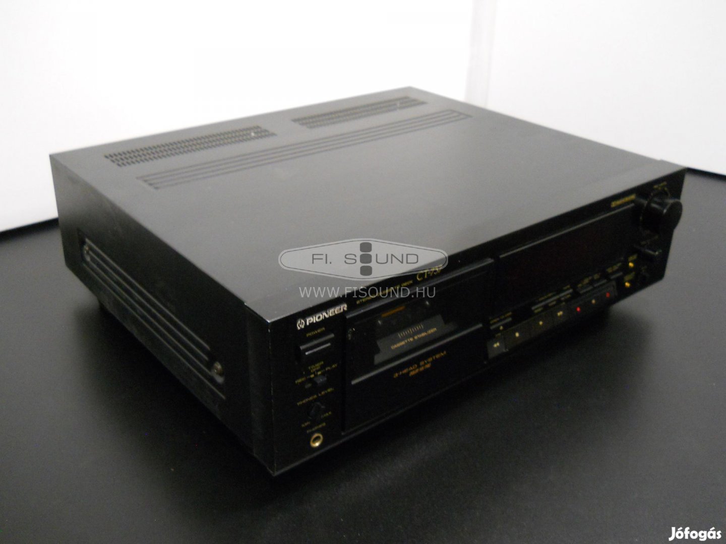 Pioneer CT-737 ,(1.) 3 fejes 1 kazettás magnó deck frissen felújítva