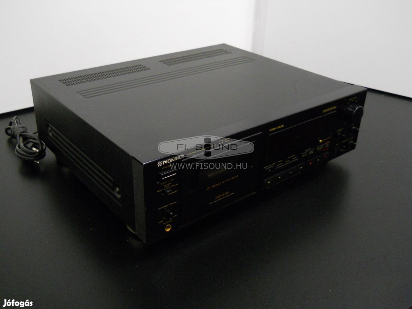 Pioneer CT-757 ,3 fejes ,1 kazettás magnó deck frissen szervizelve