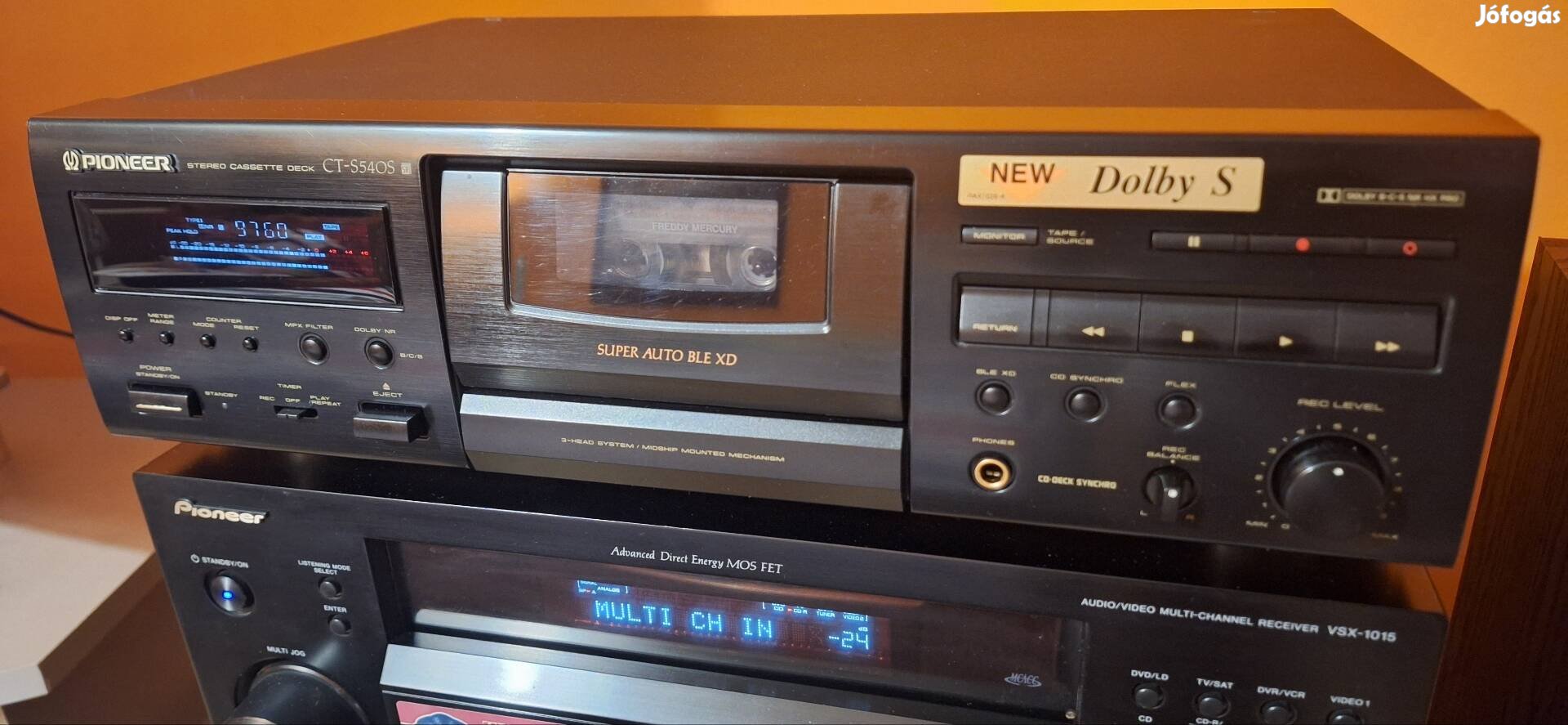 Pioneer CT-S540S Kazettás Deck