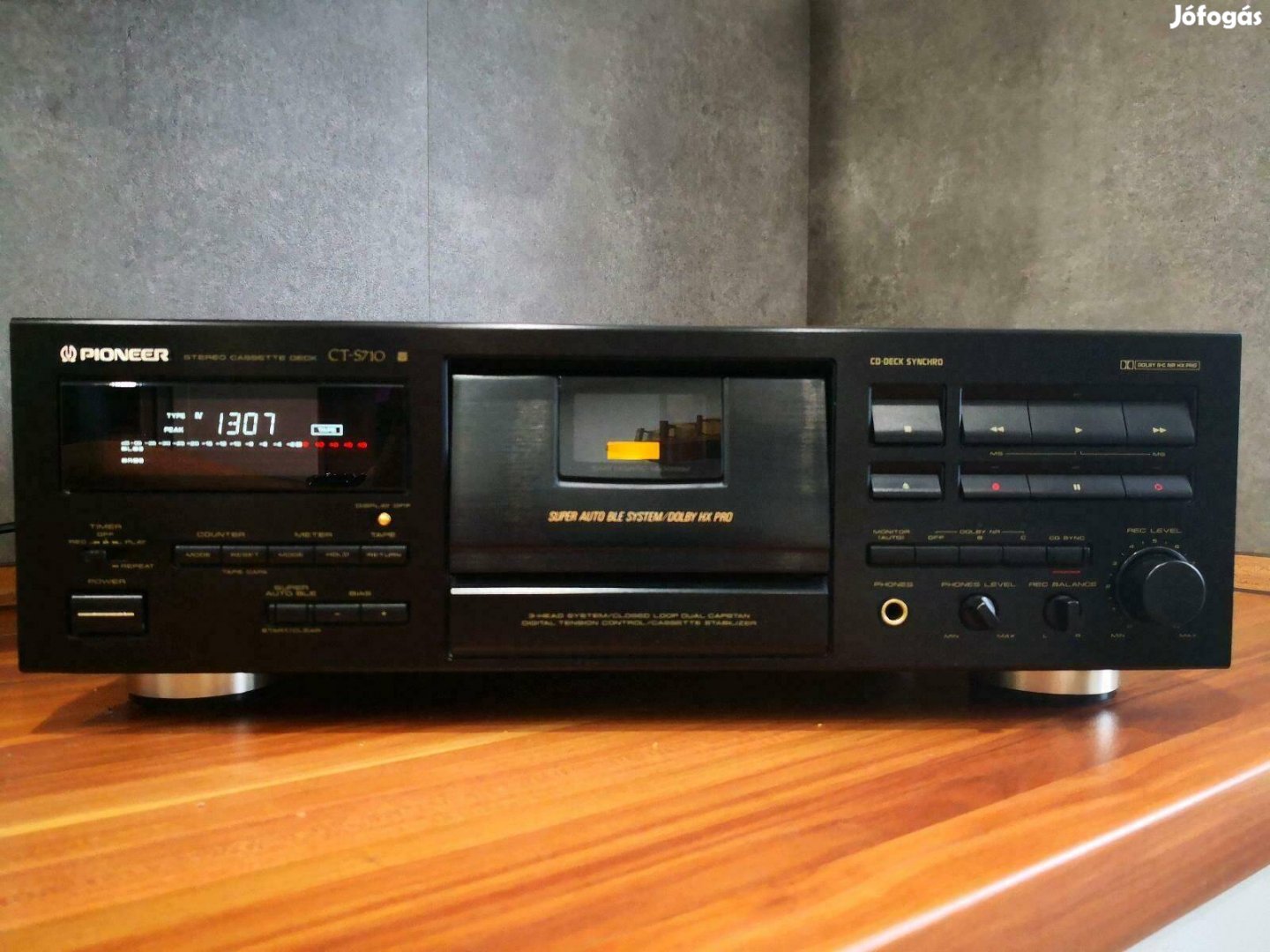 Pioneer CT-S710 kazettás deck újszerű hibátlan tulajdonostól