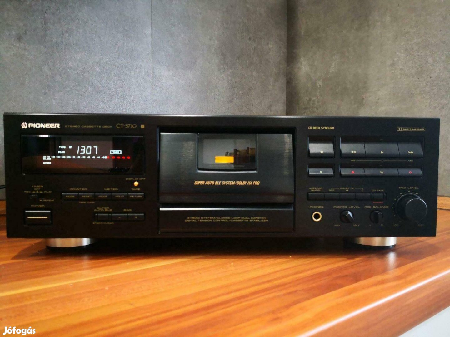 Pioneer CT-S710 kazettás deck újszerű hibátlan tulajdonostól