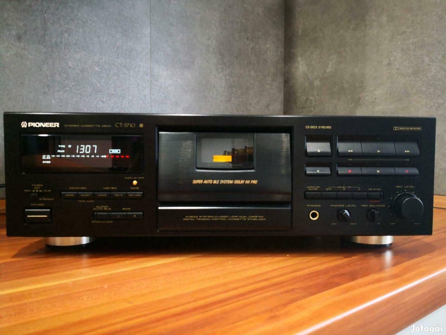 Pioneer CT-S710 kazettás deck újszerű hibátlan tulajdonostól