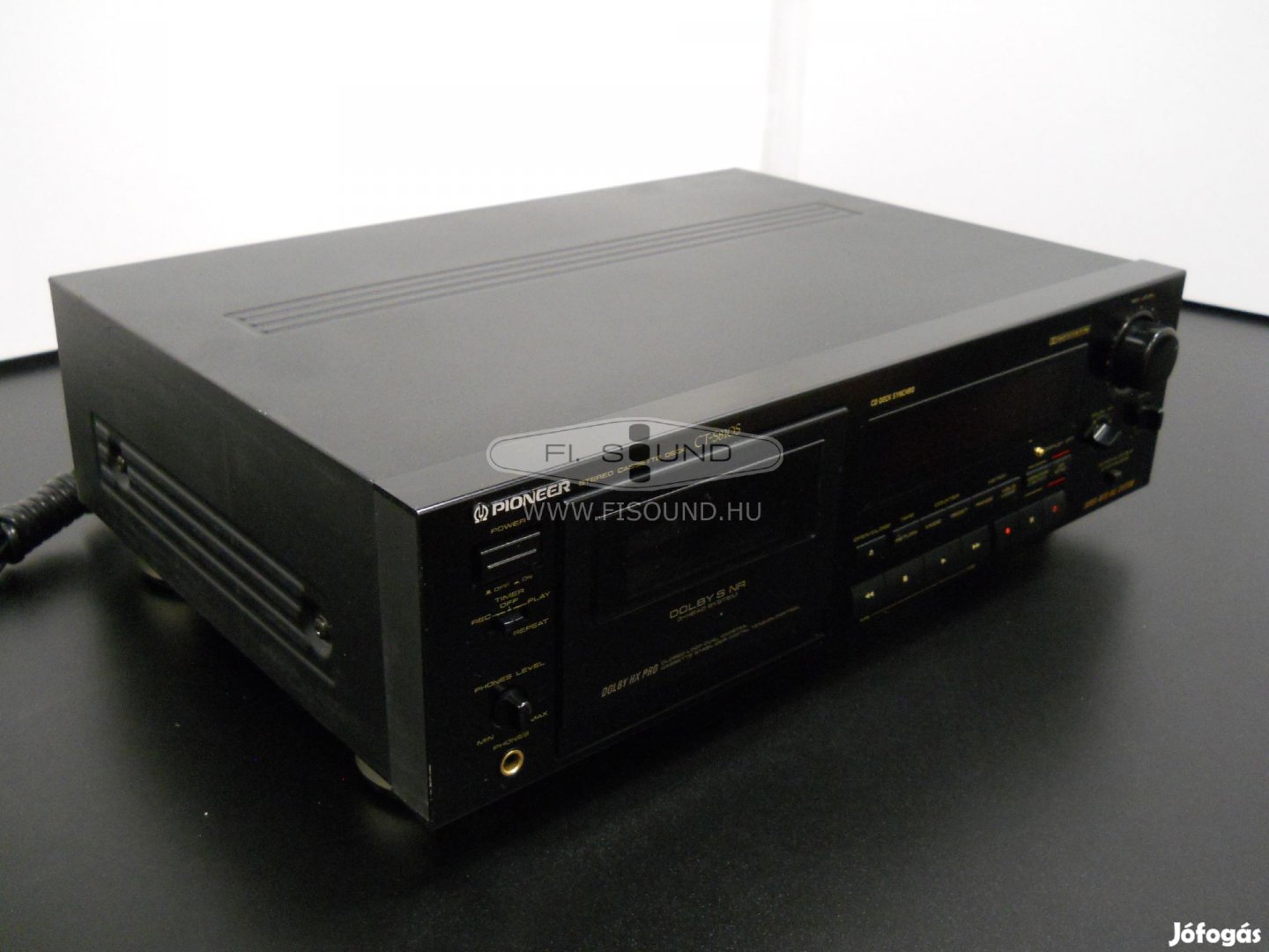 Pioneer CT-S810S ,3 fejes 1 kazettás magnó deck frissen felújítva