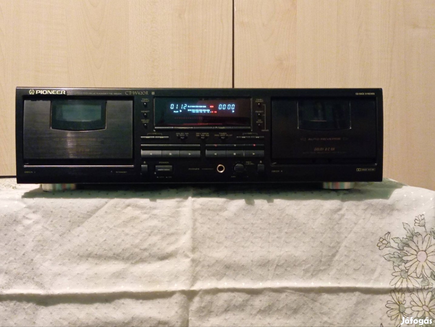 Pioneer CT-W420R Kétkazettás Deck.