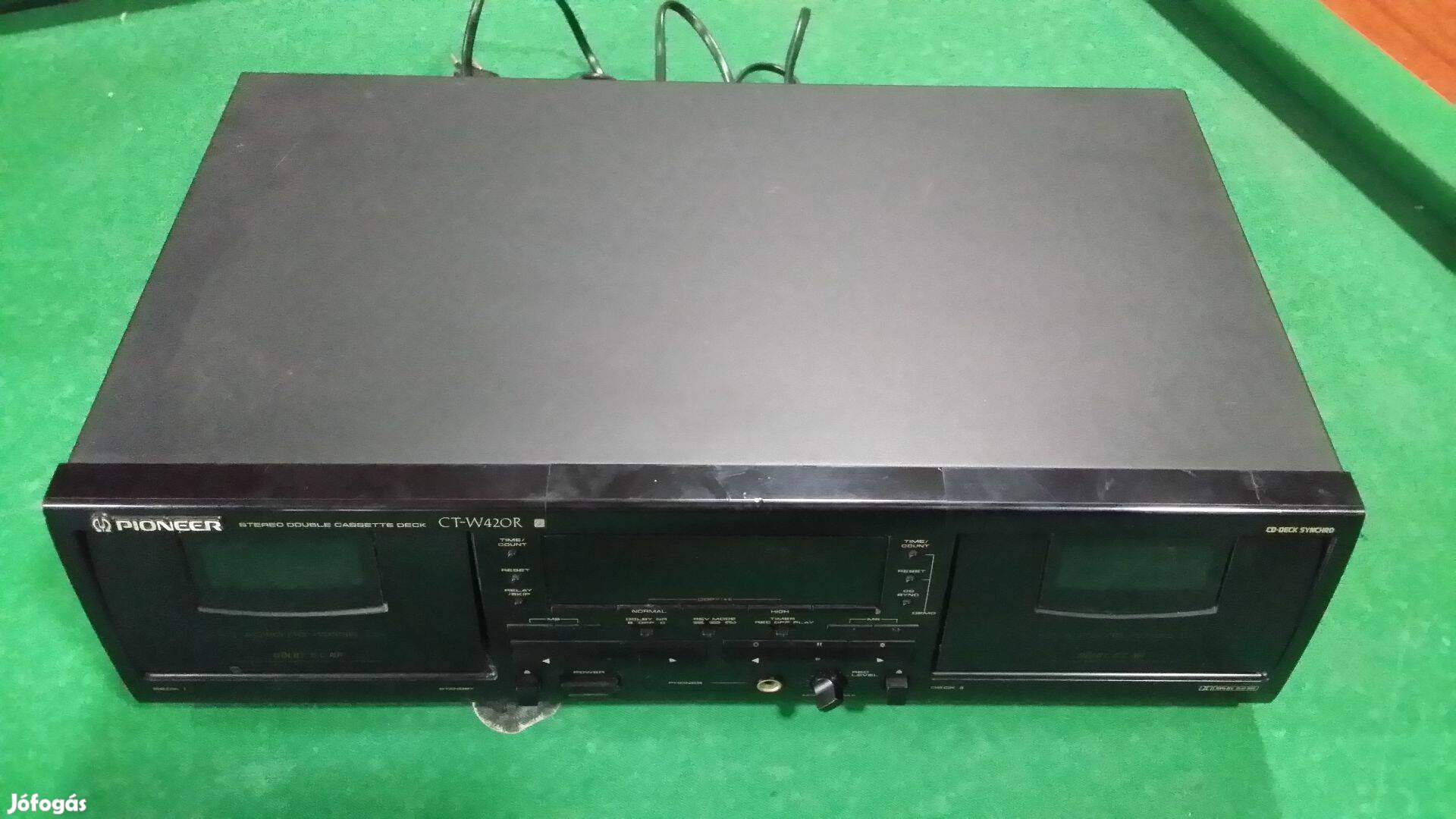 Pioneer CT-W420 kétkazettás hifi magnó deck