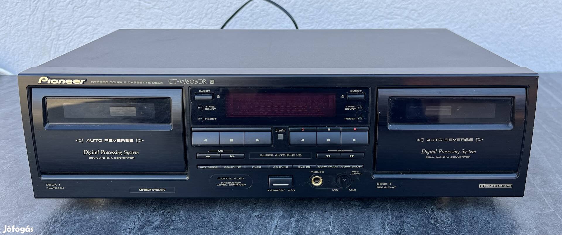 Pioneer CT-W606DR kétkazettás magnódeck