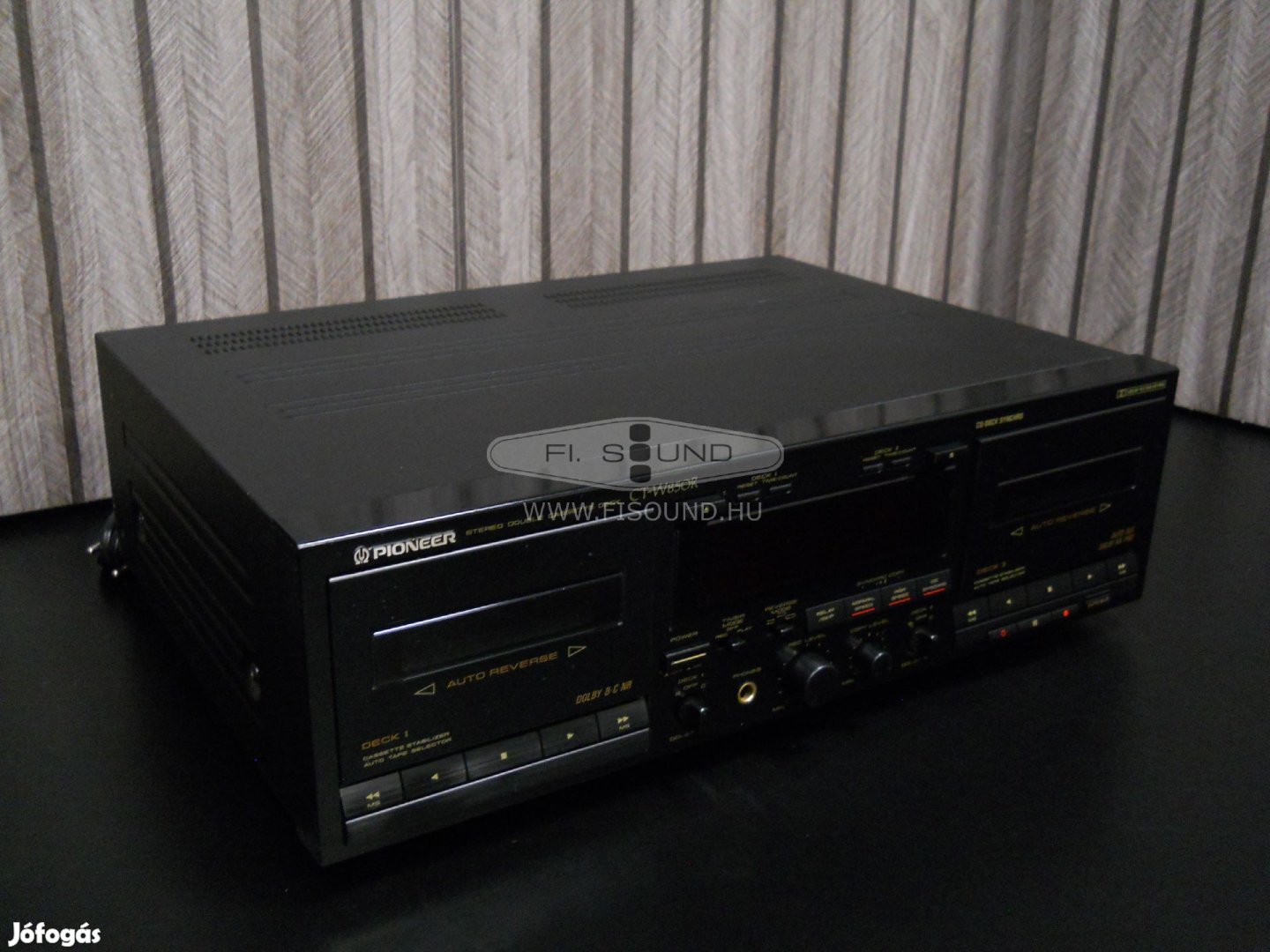 Pioneer CT-W850R ,12 kazettás magnó deck frissen felújítva