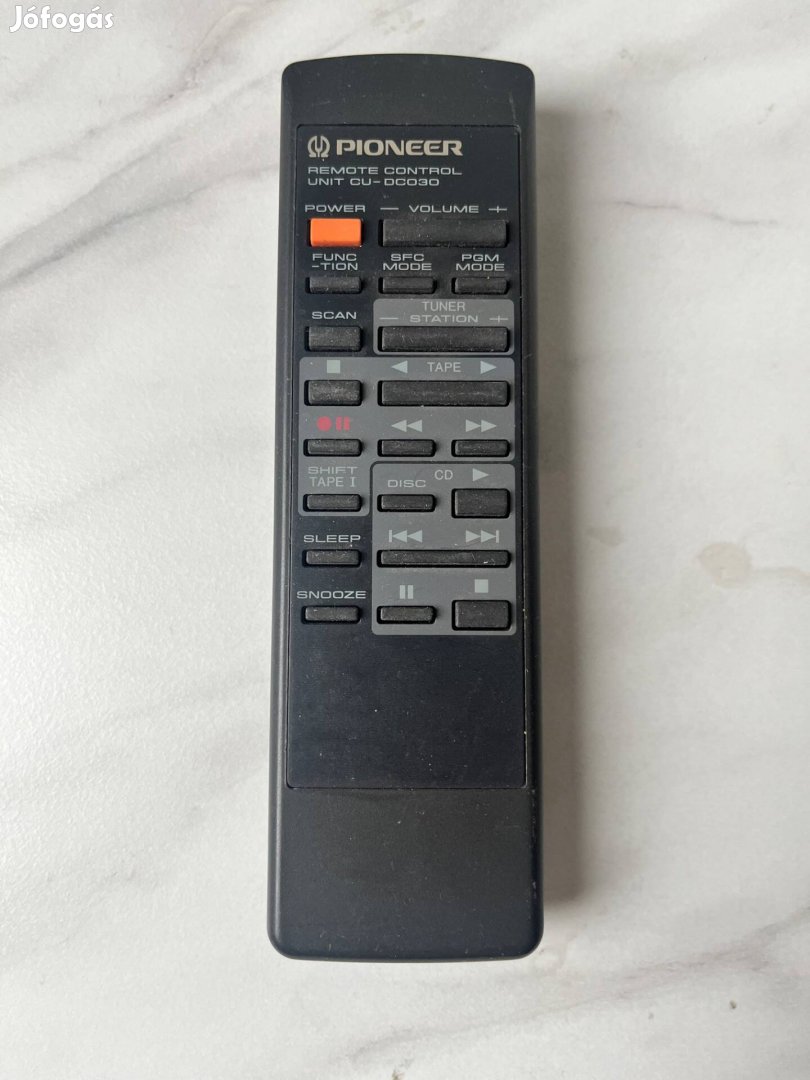 Pioneer CU-DC030 távirányító hifi audio DC-J121