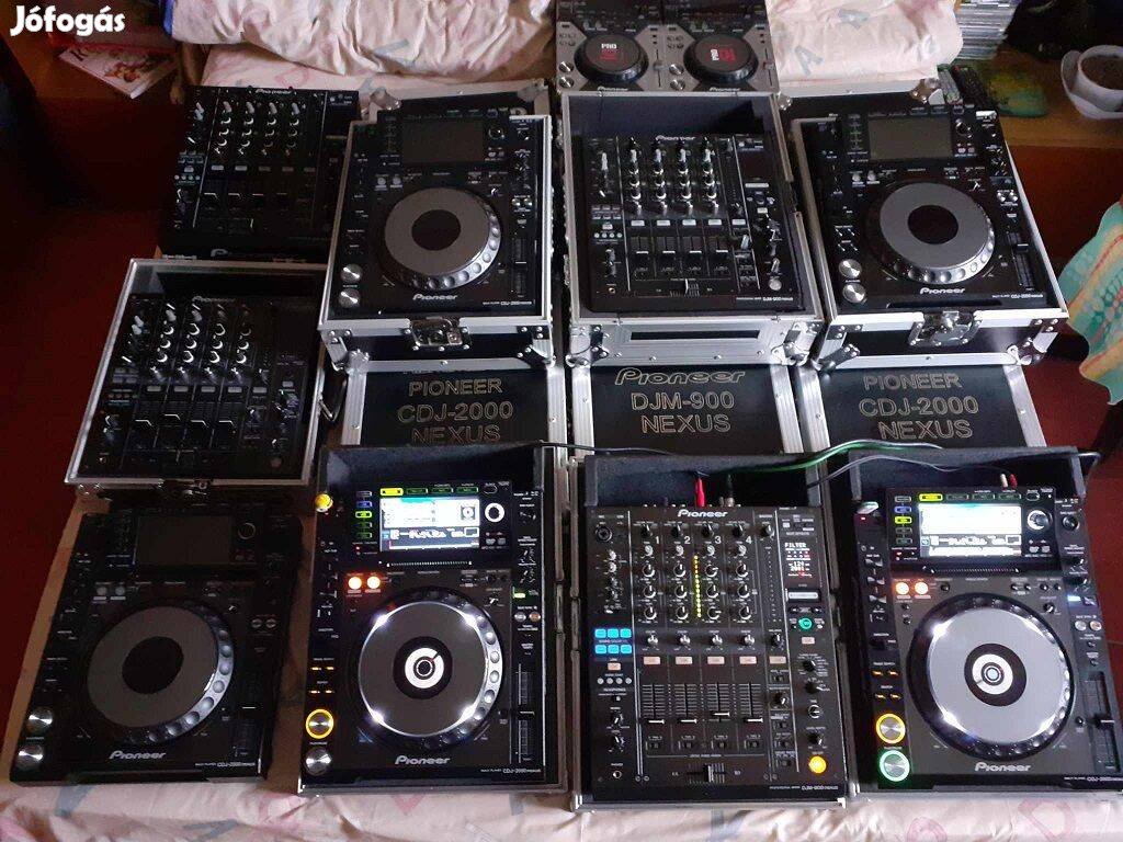 Pioneer Cdj 2000 Nexus, Djm 900 Nexus, Djm 800. + rack