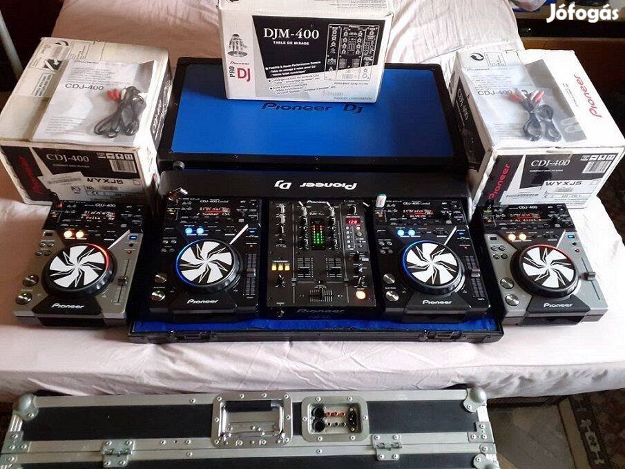 Pioneer Cdj 400Limited, Djm 400 + Limited kombi rack. Csere is