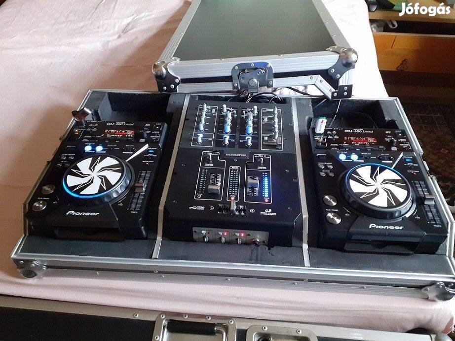 Pioneer Cdj 400Limited, Mackie d.2 Professional Mixer + rack