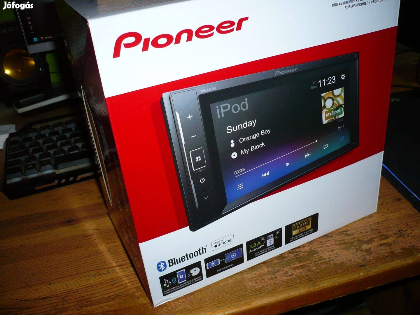 Pioneer DMH-A240BT multimédia fejegység