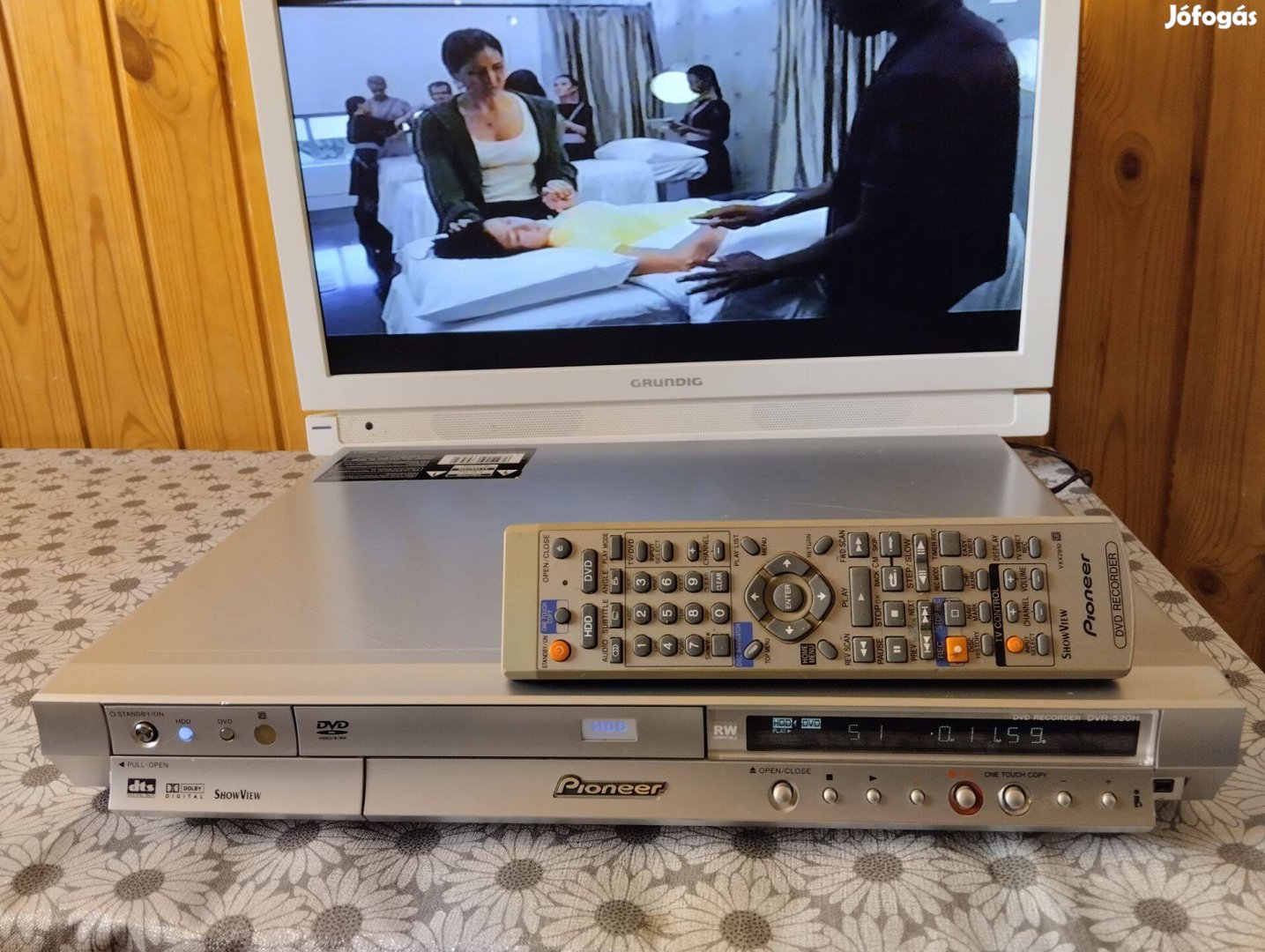 Pioneer DVR-520h dvd felvevő