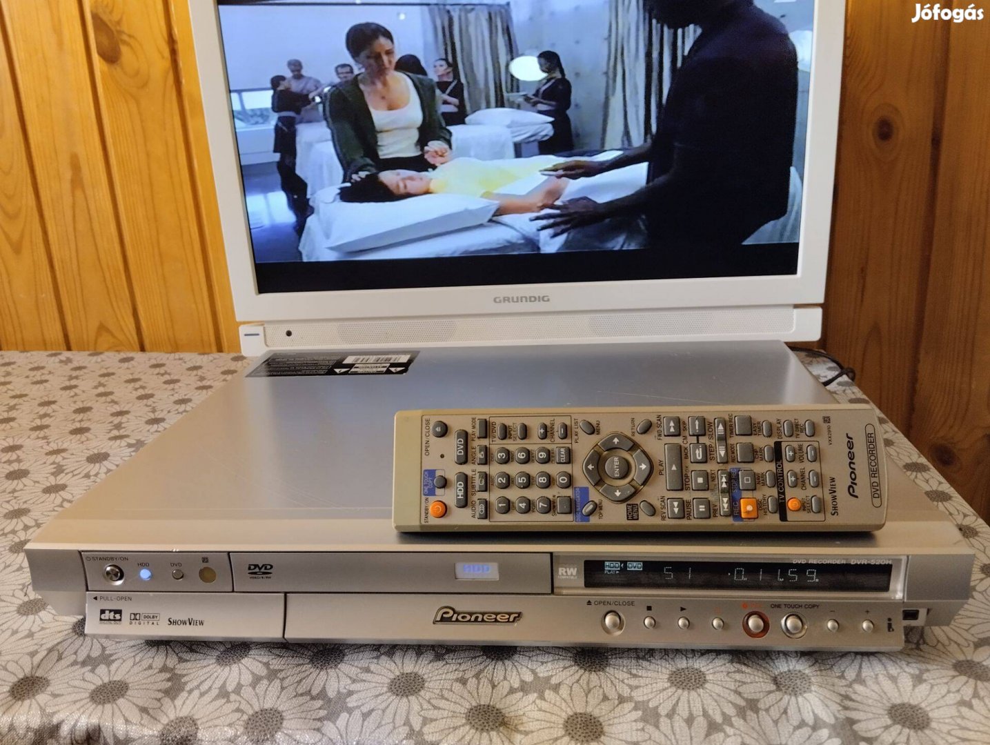 Pioneer DVR-520h dvd felvevő