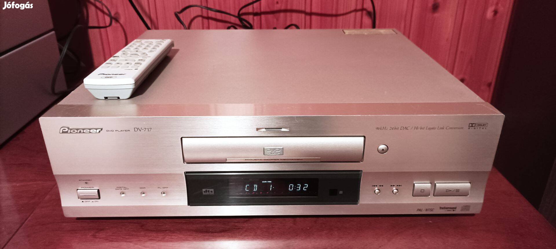 Pioneer DV 717 cd játszó