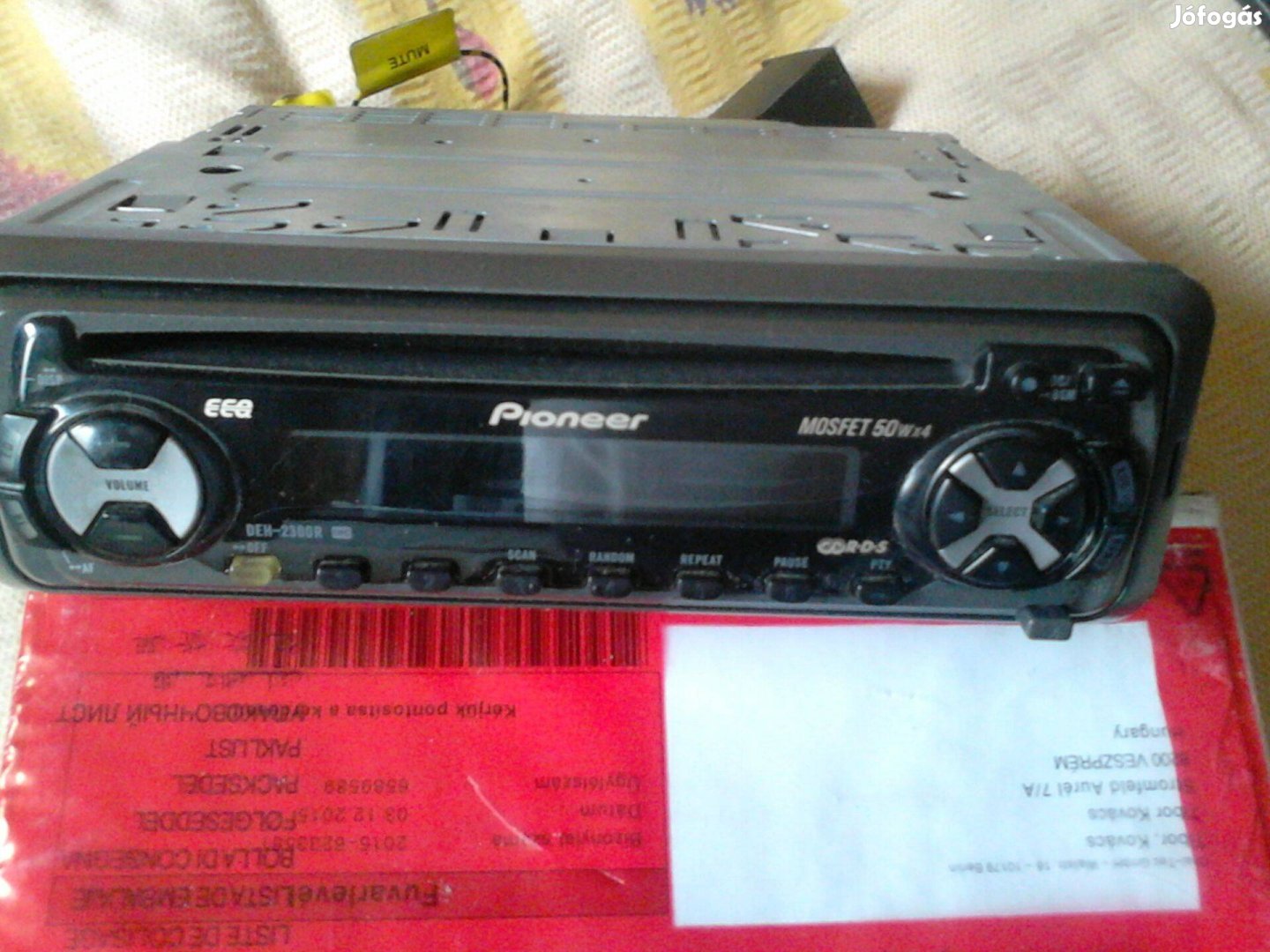 Pioneer Deh-2300R CD/Rádió