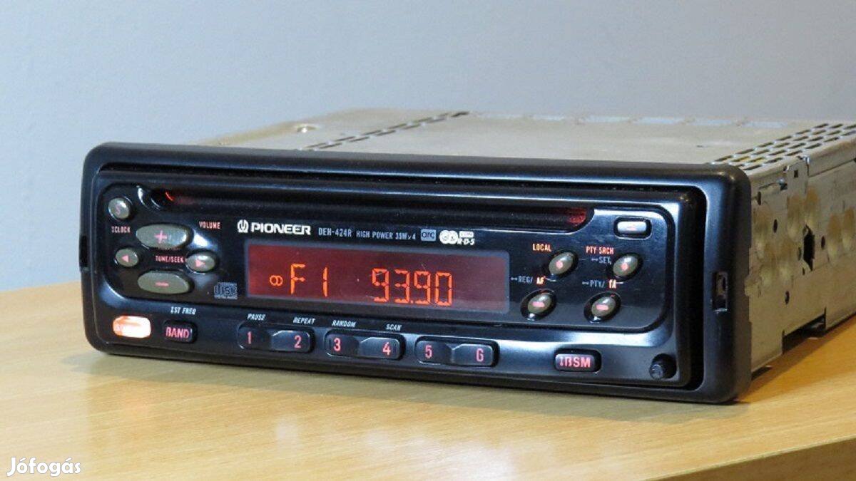 Pioneer Deh-424R retro cd rádió autórádió fejegység