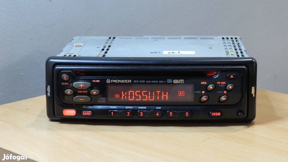 Pioneer Deh-424R retro cd rádió autórádió fejegység