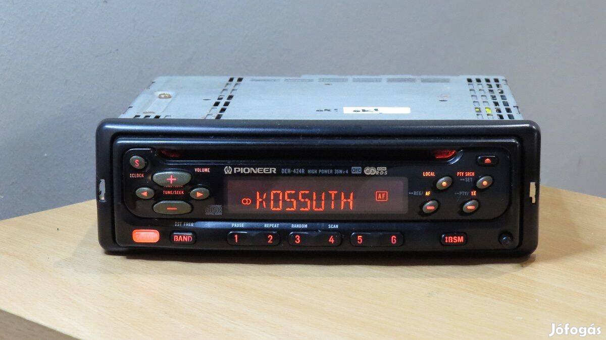 Pioneer Deh-424R retro cd rádió autórádió fejegység