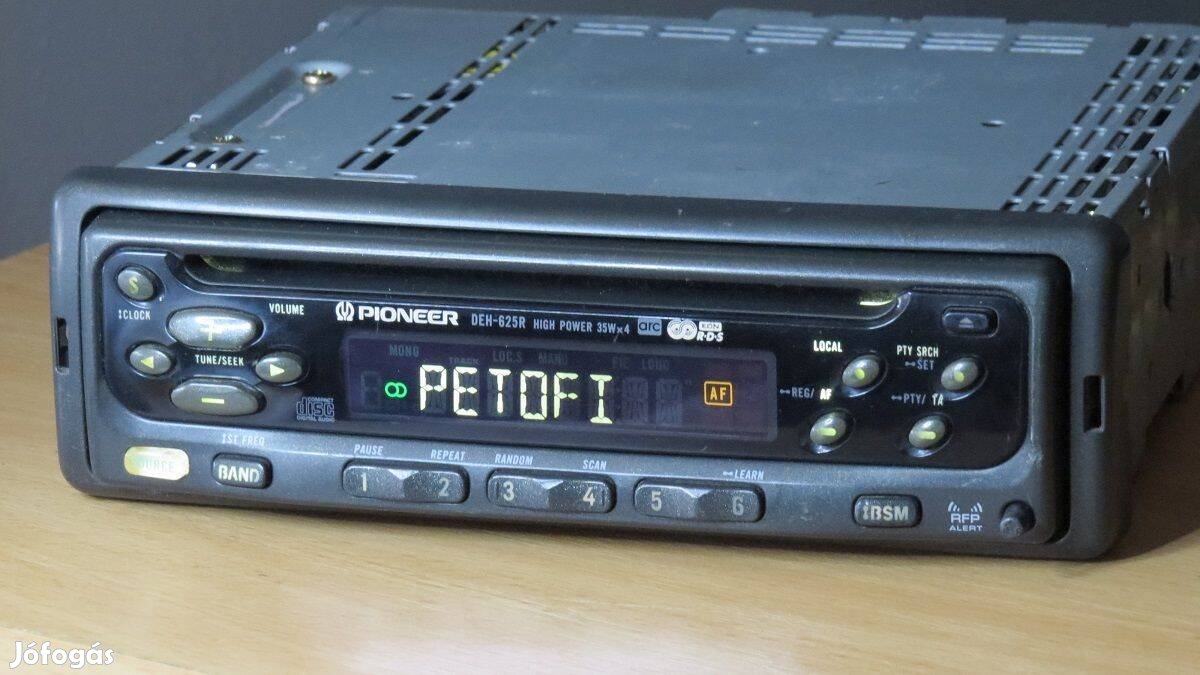 Pioneer Deh-625R retro cd rádió autórádió fejegység