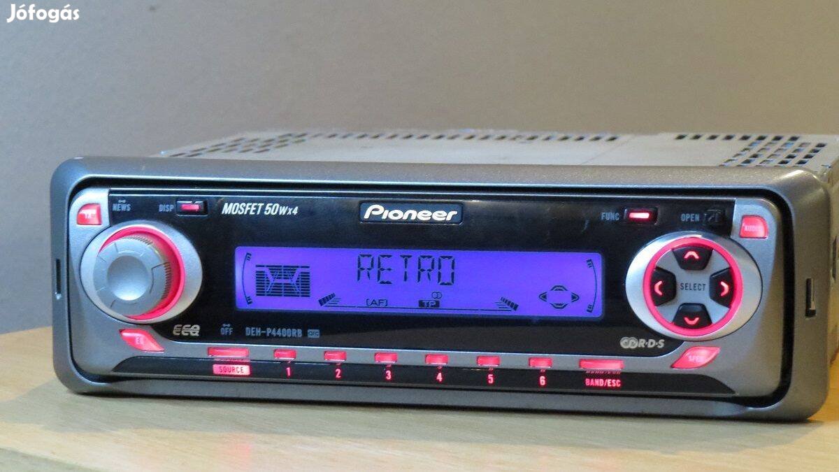 Pioneer Deh-P4400RB cd mp3 rádió autórádió fejegység