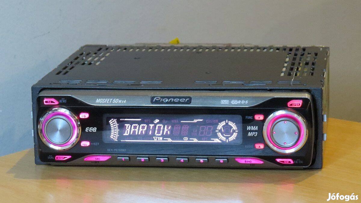 Pioneer Deh-P6700MP cd mp3 rádió autórádió fejegység