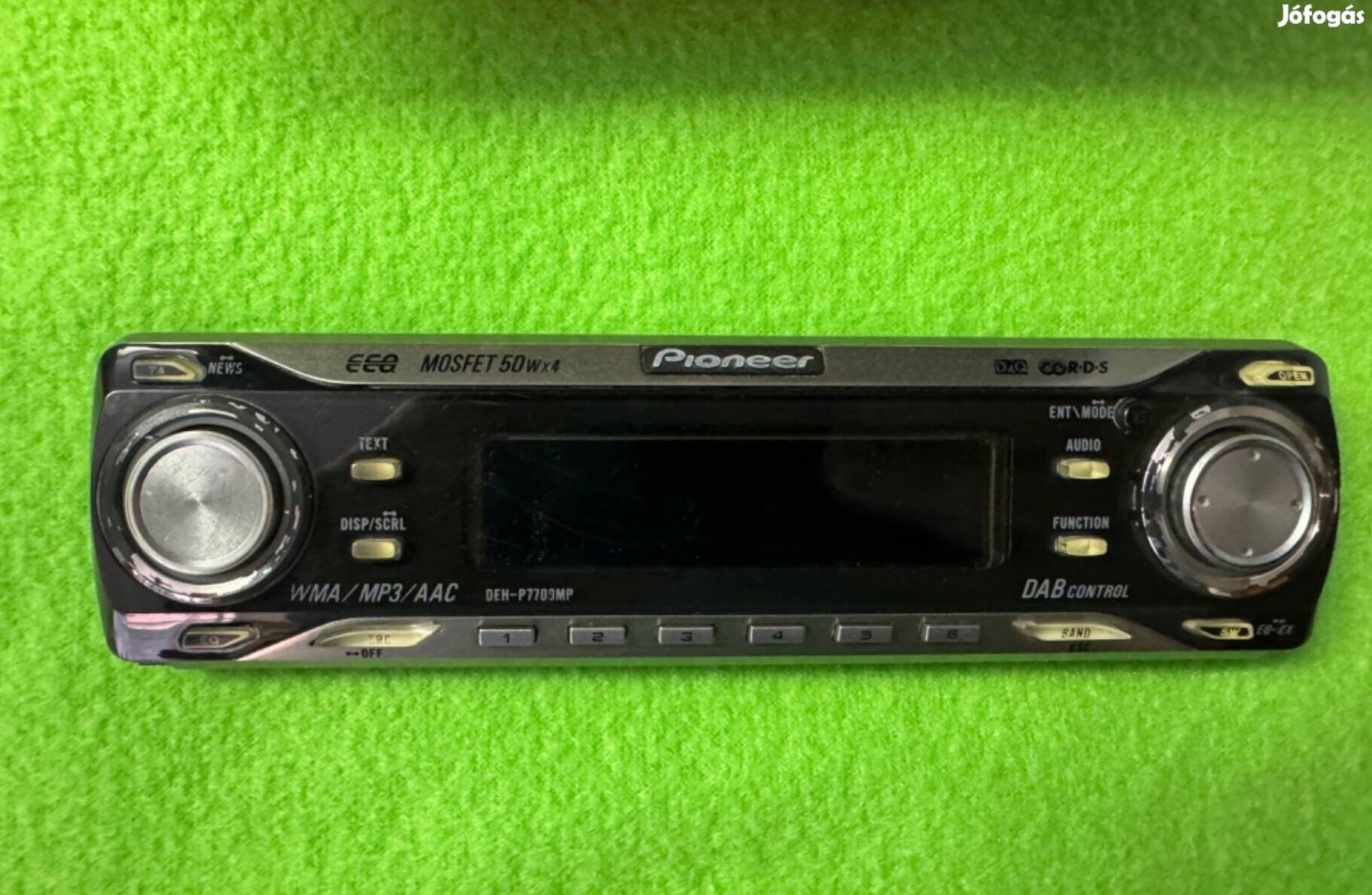 Pioneer Deh-P7700MP fejegység, autórádió, CD MP3, rádió, hibás