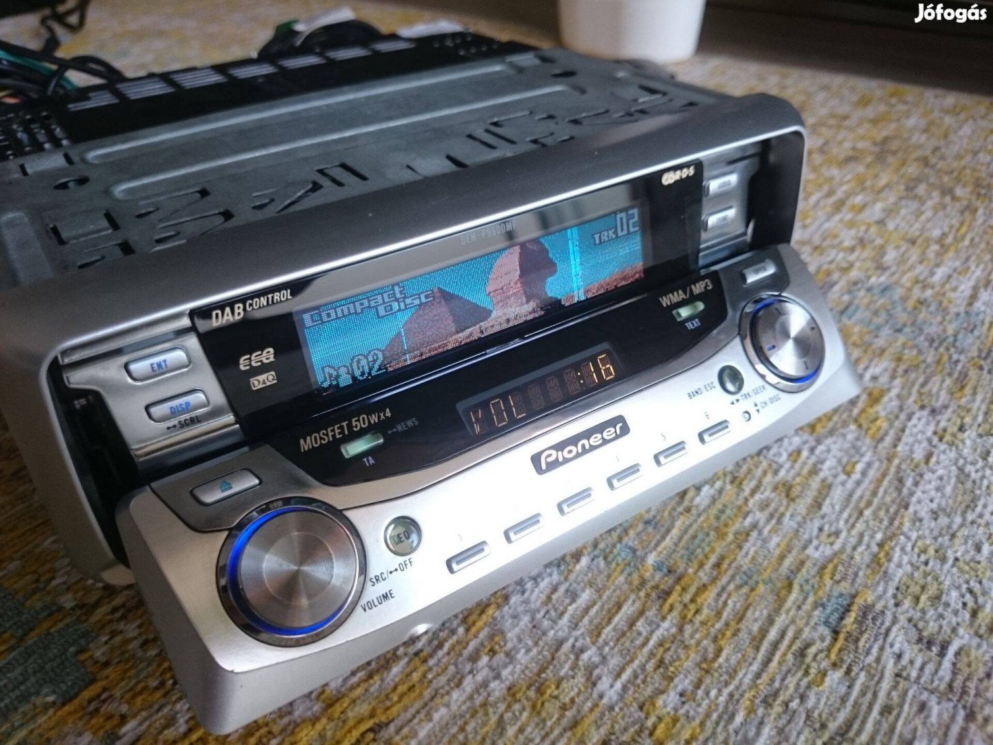 Pioneer Deh-P9600MP MP3 DSP High End Csúcsmodell Cd-s rádió