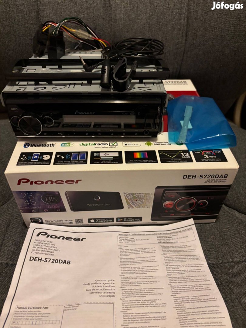 Pioneer Deh S720DAB fejegység eladó