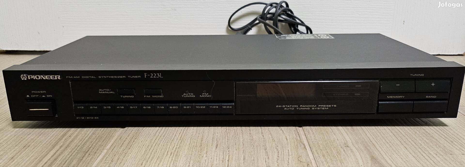 Pioneer F-223L FM rádió Tuner szép állapotban 