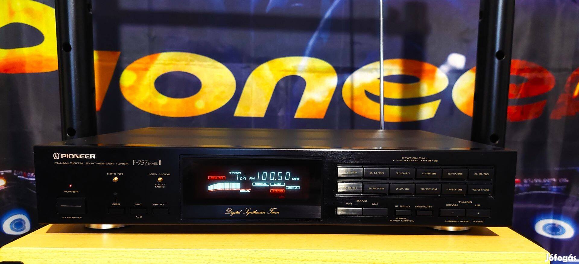 Pioneer F-757 Mark II.Hi-Fi Tuner.Extra TOP állapot!!