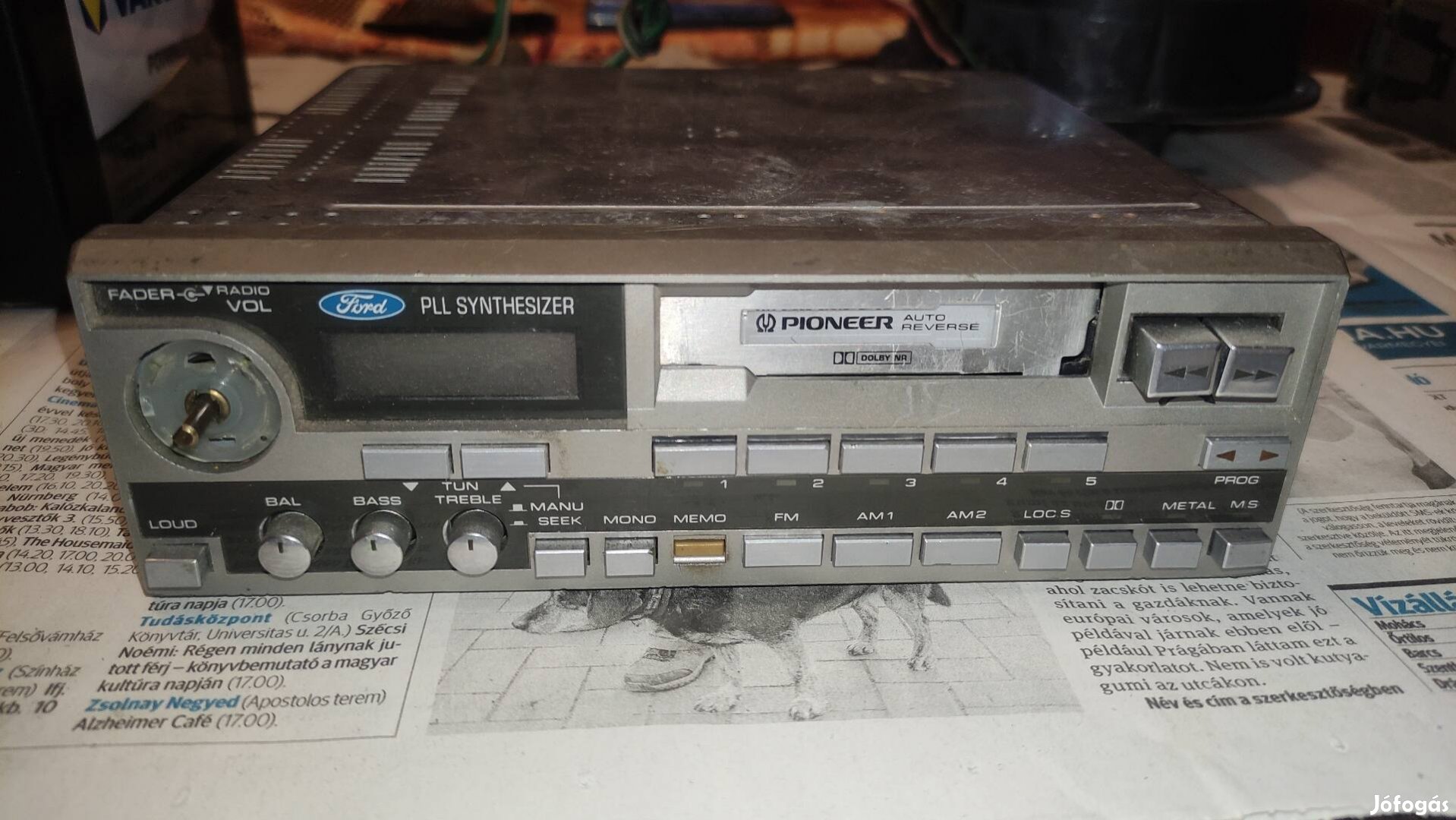 Pioneer Ford régi autórádió eladó