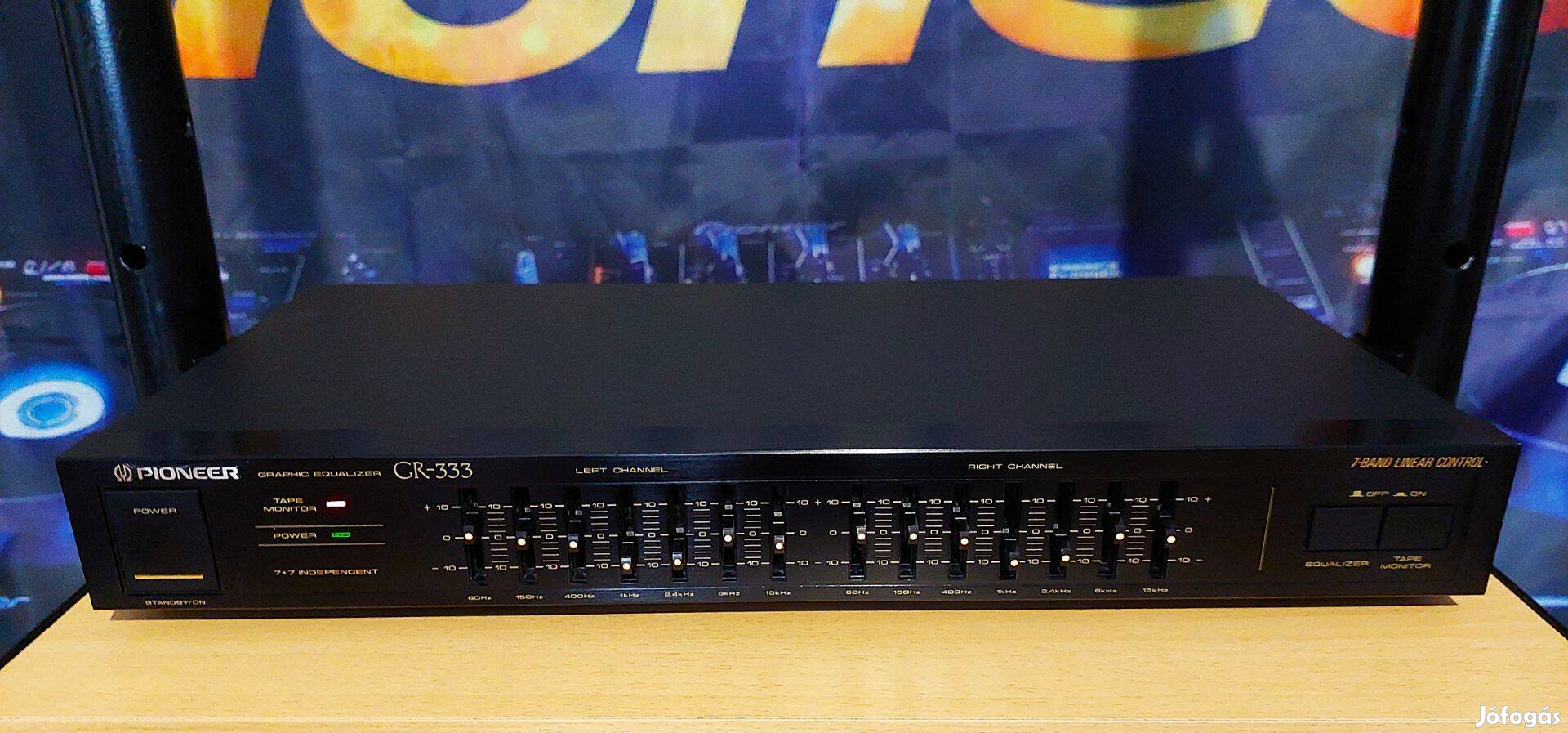 Pioneer GR-333 Equalízer. Top állapot