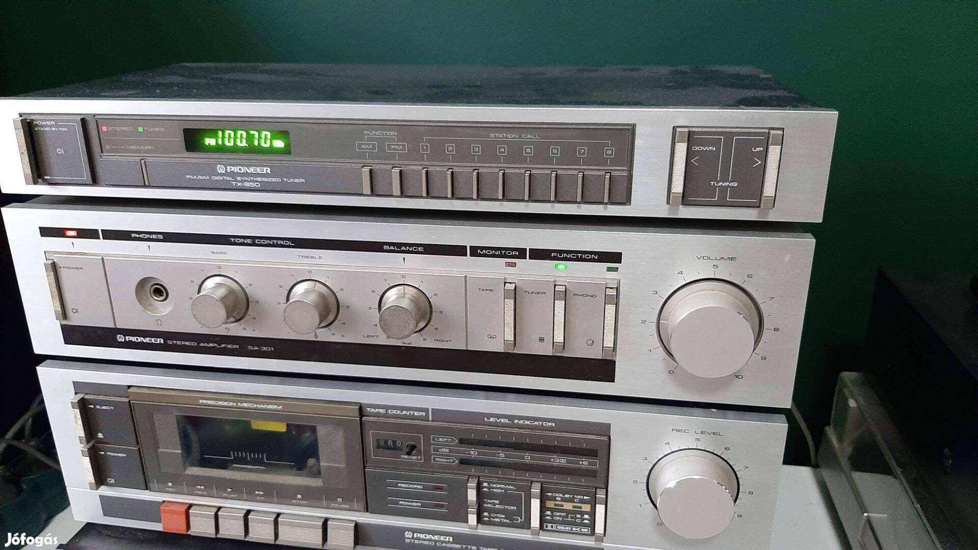 Pioneer HiFI rendszer jó állapotú, működőképes