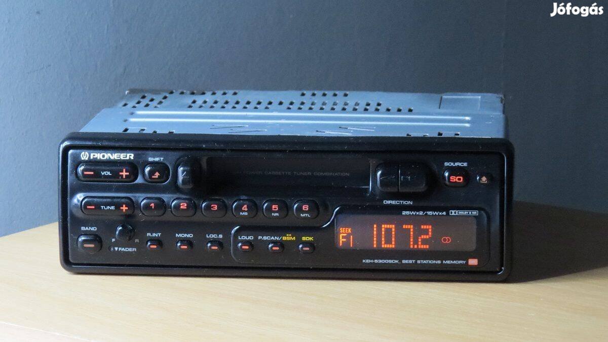 Pioneer KEH-5300SDK régi retro rádió autórádió