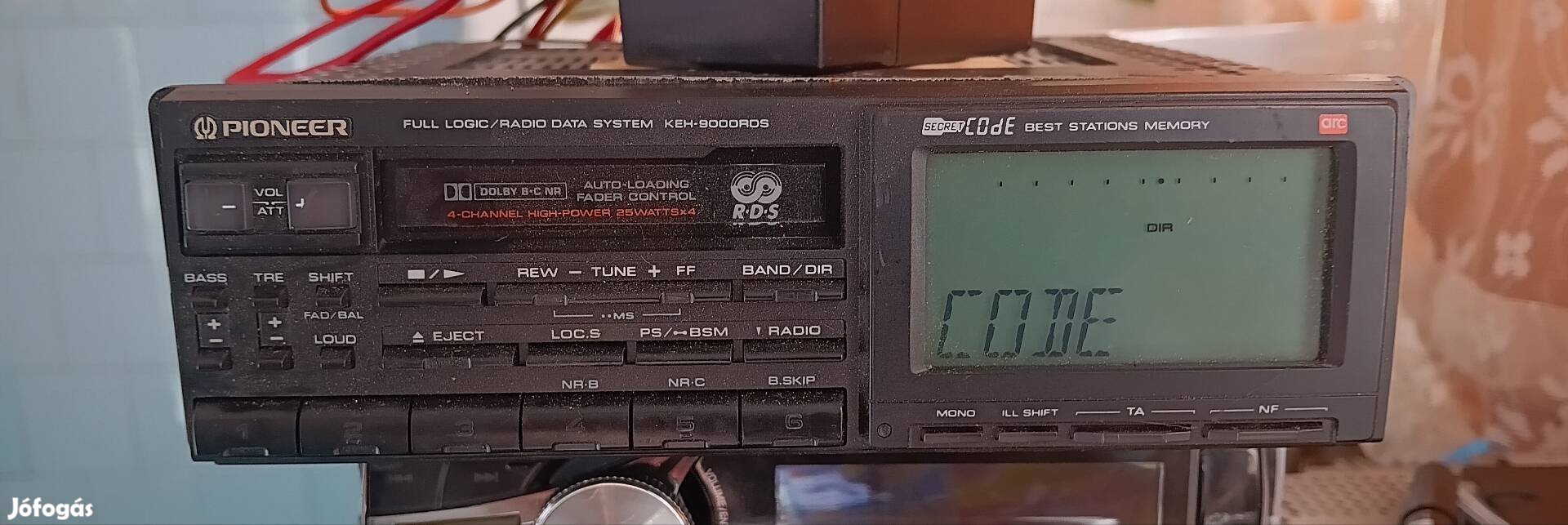 Pioneer KEH-9000RDS kód nélkül 
